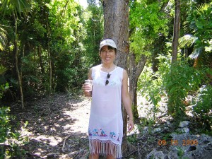 29 Mel on nature trail