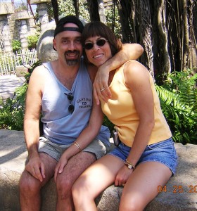 30 Tom and Mel on bench 2
