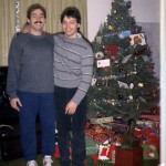 1984 Christmas with Mark and Tom