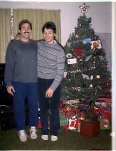 1984 Christmas with Mark and Tom