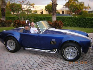 Tom and Mel in AC Cobra