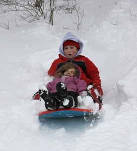 PaulRachelSled