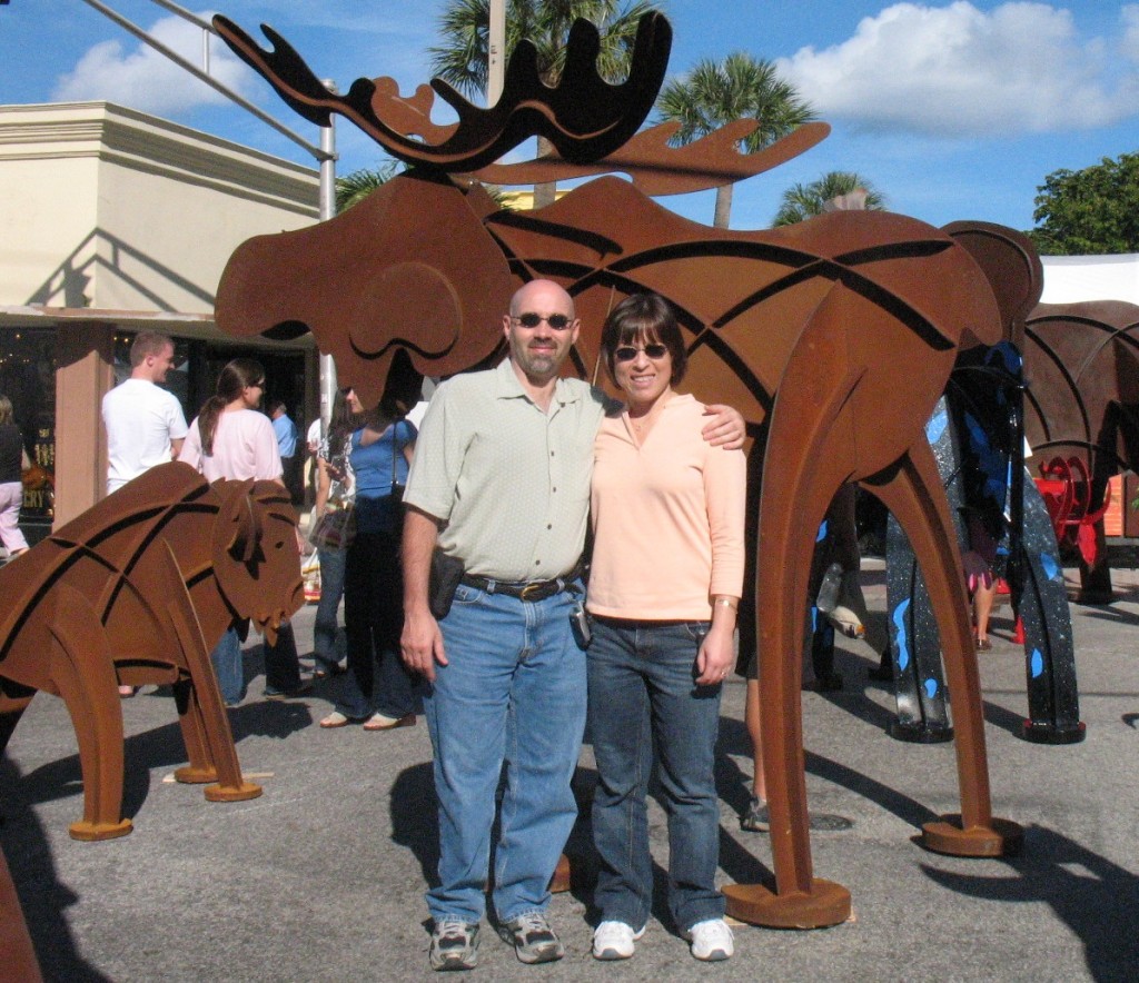 2008 Tom and Mel at an Art Fair